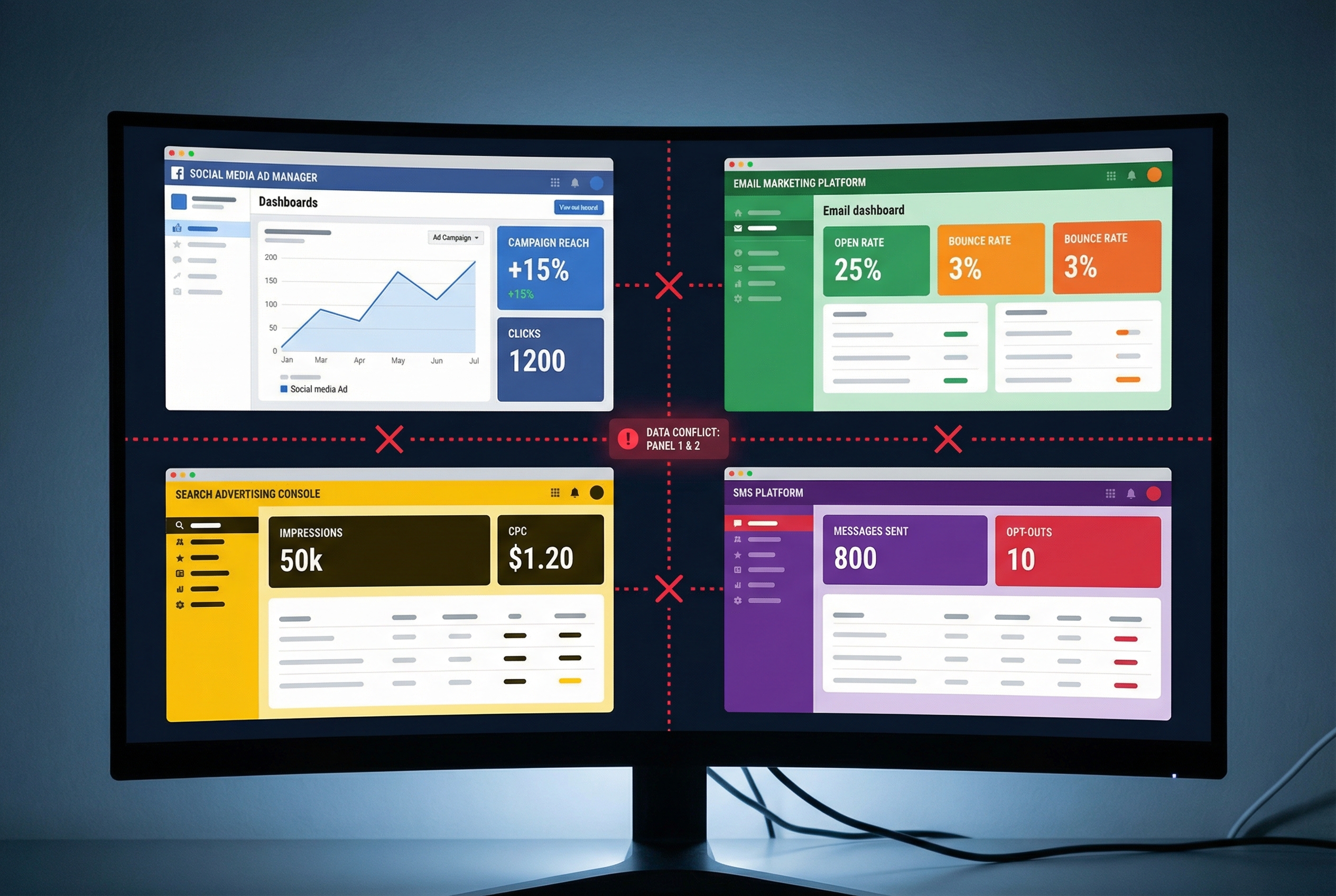 You're Running 4 Channels and None of Them Know the Others Exist