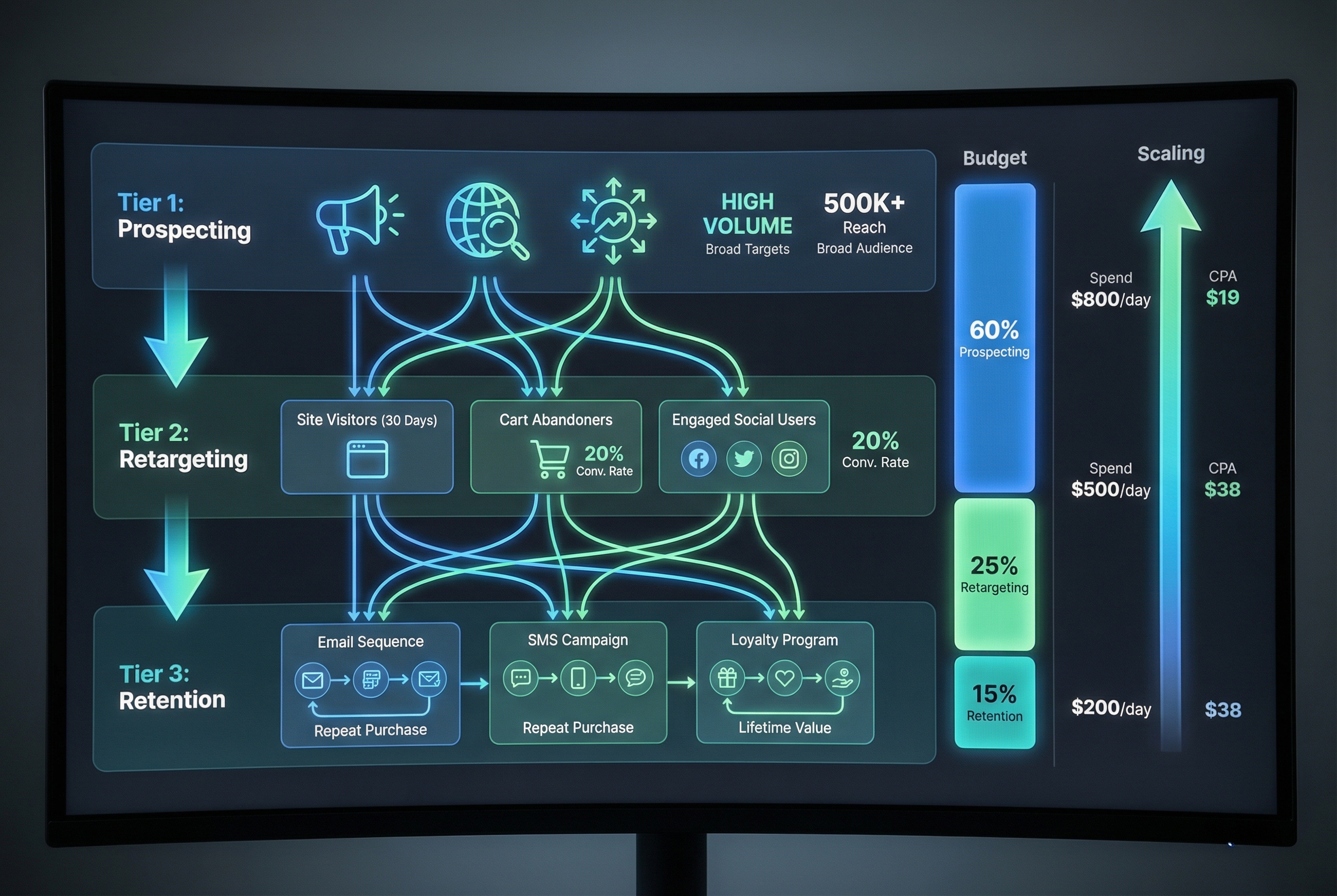 A Campaign Architecture Built to Scale Past $500/Day Without Breaking
