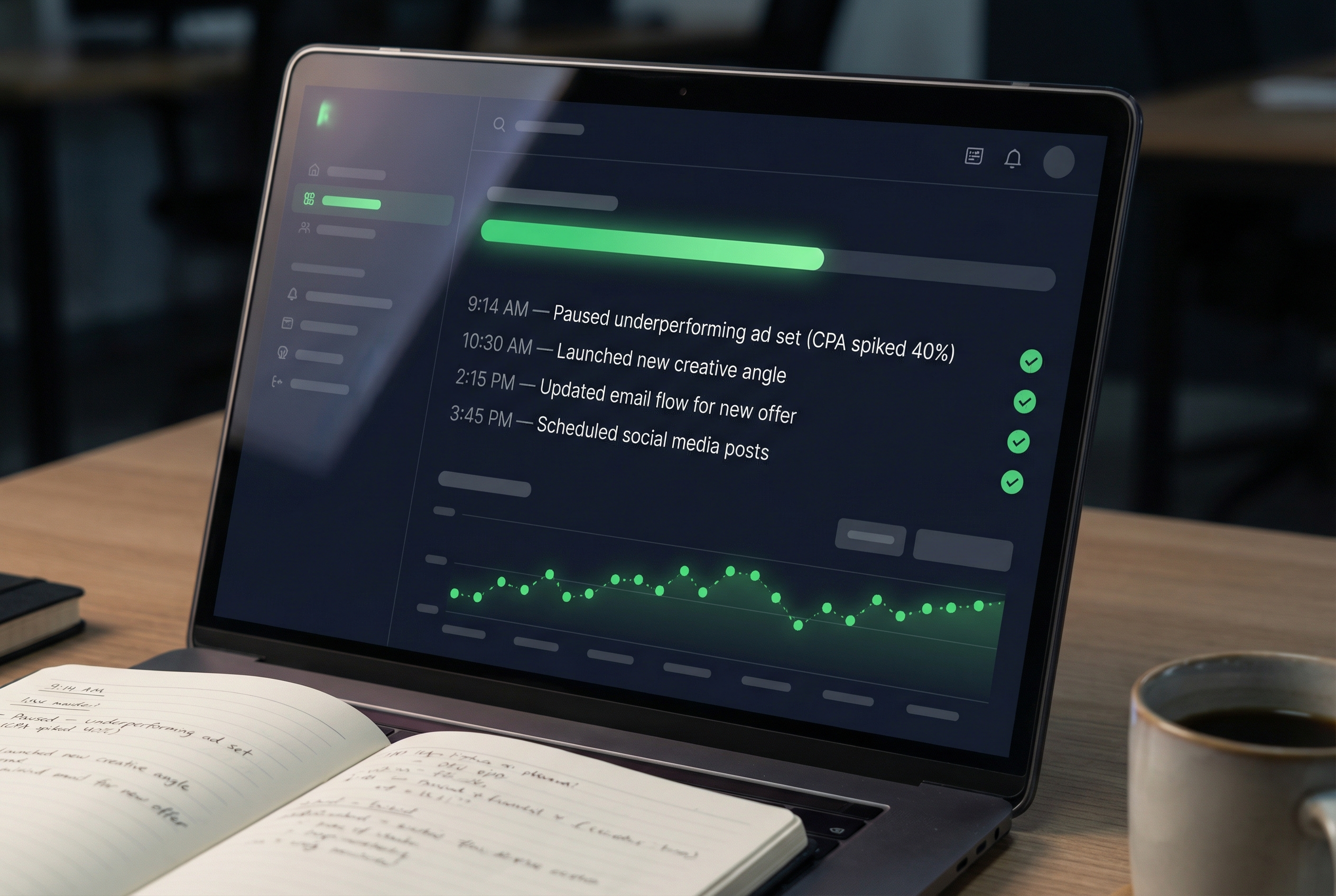 Embedded in Your Business, Not Managing From a Dashboard