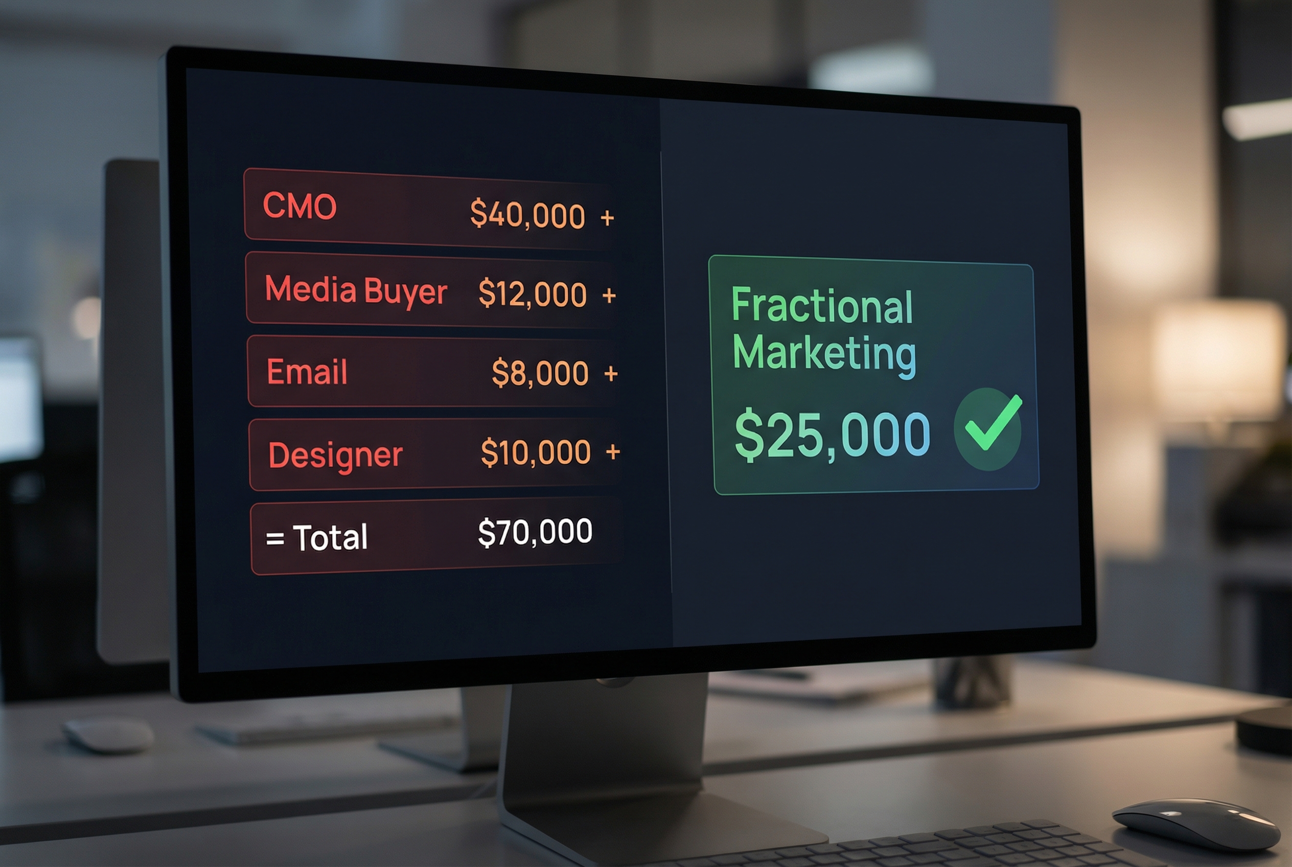 Full Marketing Department Output at a Fraction of the Cost