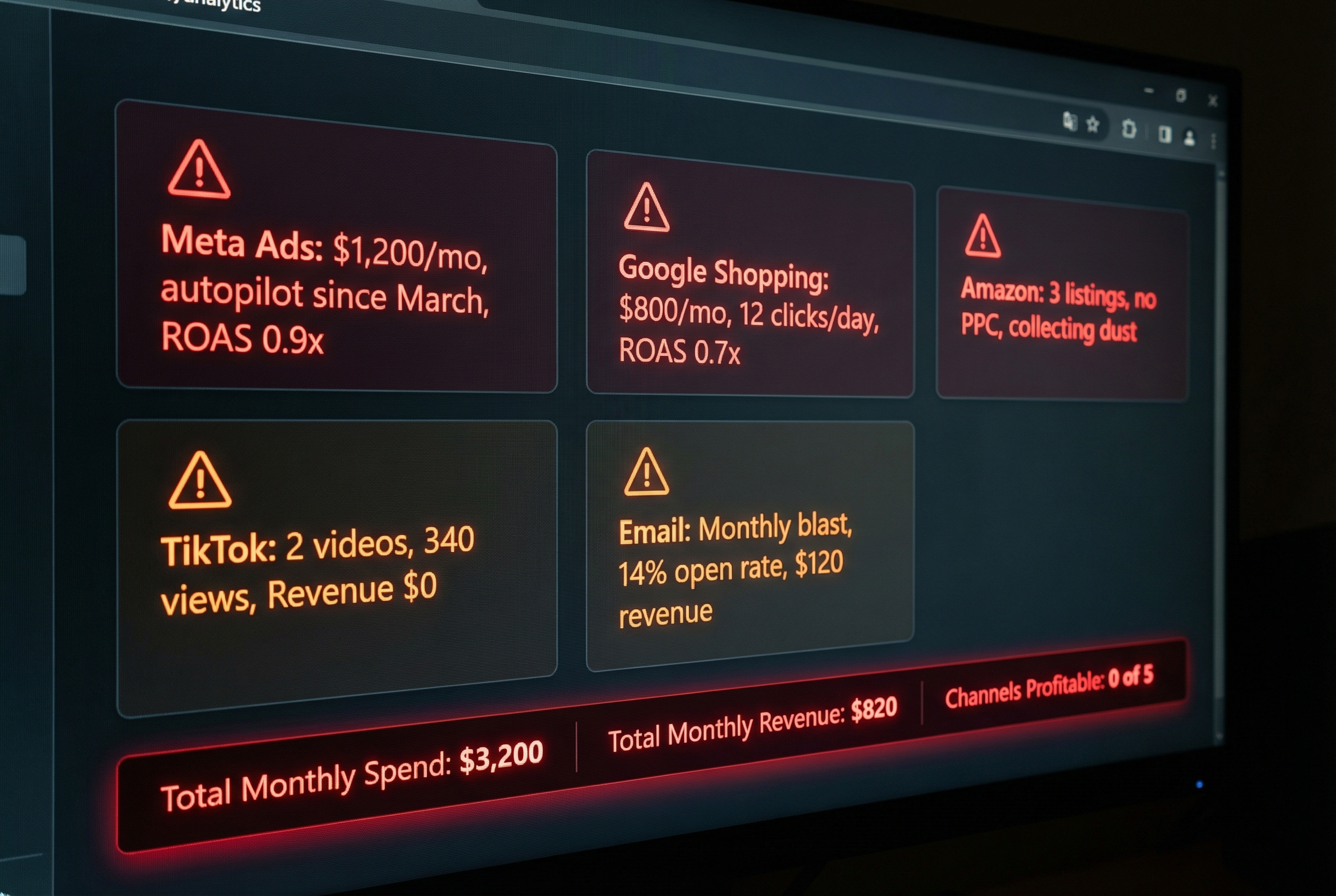 You're on 6 Channels and Profitable on Zero